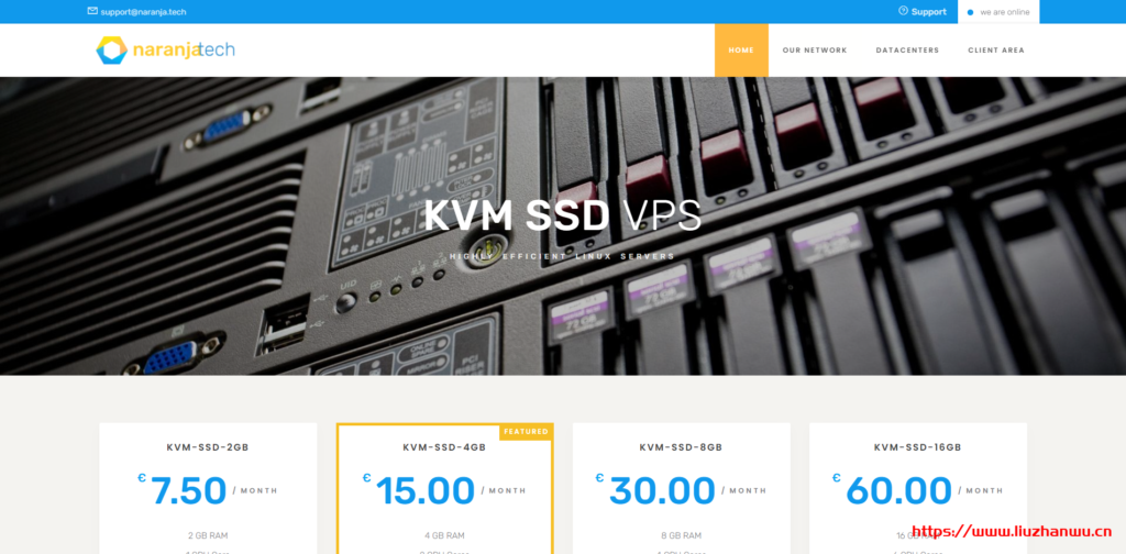 Naranjatech：€20/年/1核@AMD EPYC 7542/2GB内存/30GB NVMe空间/5TB流量/1Gbps端口/KVM/荷兰-主机阁
