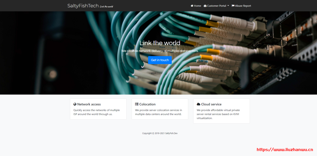 SaltyFishCloud:$5.5/月/1GB内存/10GB SSD空间/1250GB流量/500Mbps端口/KVM/圣何塞/联通回程-主机阁