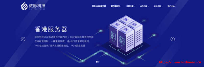 数脉科技：香港自营独服E3 CPU CN2+BGP/10Mbps/ 300元/月起，香港自营CN2+BGP 20Mbps/375元/月起-主机阁