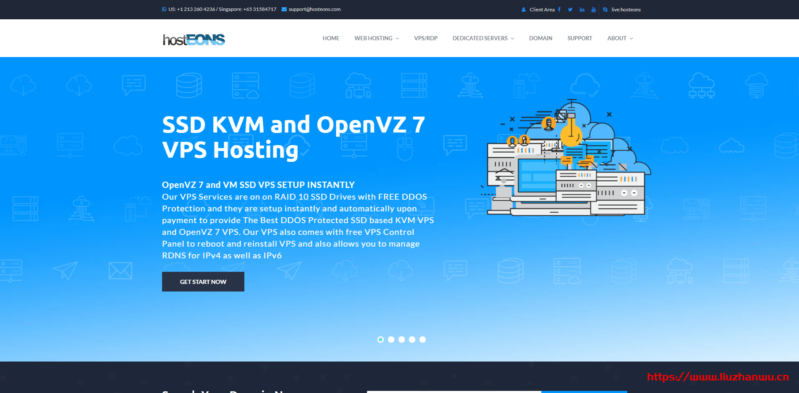 hostEONS:洛杉矶AMD Ryzen VPS补货$24/年起(1Gbps带宽/送BLESTA,DirectAdmin,Windows授权)-主机阁