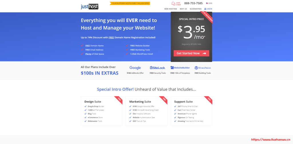 JustHost:俄罗斯200M不限流量云服务器8折7.5元/月起(6机房免费切换,免费更换5次IP)