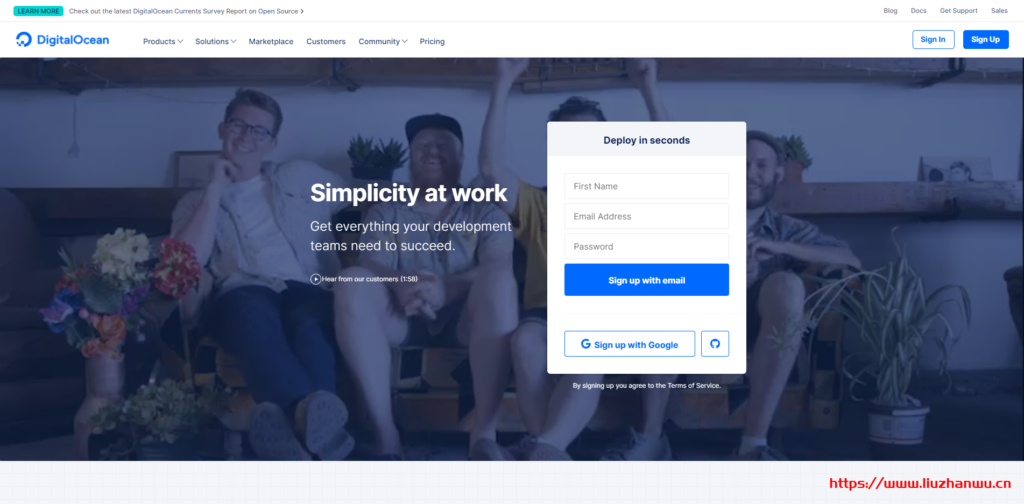 DigitalOcean:AMD+NVMe全机房部署,月付$6起,按时计费,随时换IP,注册送100美元-主机阁