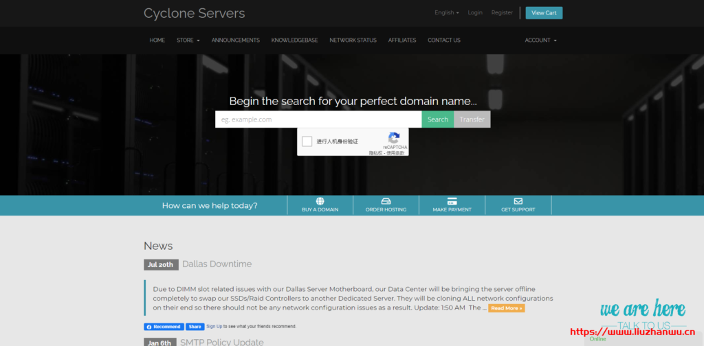 CycloneServers：[email protected] /512MB内存/15GB SSD空间/500GB流量/KVM/杰克逊维尔-主机阁
