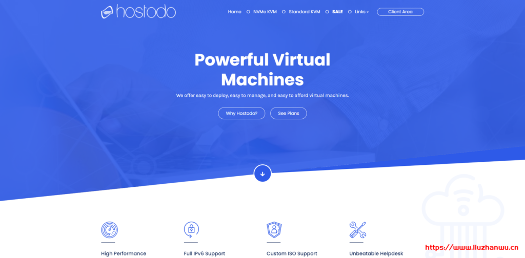 Hostodo五月活动：美国拉斯维加斯VPS送双倍NVMe硬盘，19.99美元/年，支持支付宝，填写表格另送1美元-主机阁