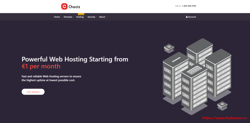 Chociz荷兰VPS:1核1G内存20G SSD硬盘20Gbps带宽1T月流量€3/月,免费基础版1Tbps+ DDoS防御-主机阁