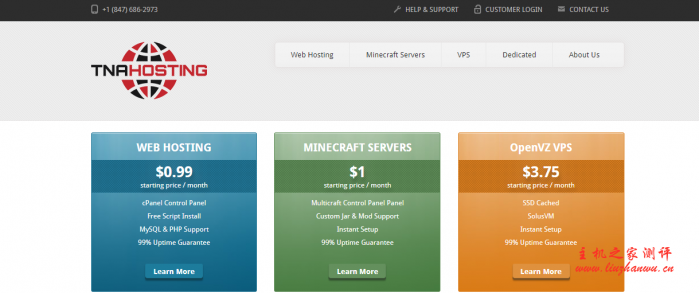 TNAHosting:两款$5/月美国芝加哥大流量VPS,OpenVZ架构4核12G内存500GB HDD硬盘15TB月流量或KVM架构4核4G内存50GB SSD硬盘10TB月流量-主机阁