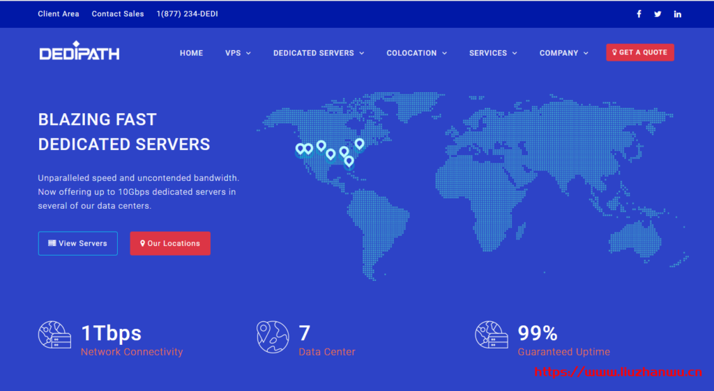 DediPath：$7.5/年/2GB内存/20GB SSD空间/不限流量/1Gbps端口/OpenVZ/洛杉矶INAP/拉斯维加斯/纽约/杰克逊维尔
