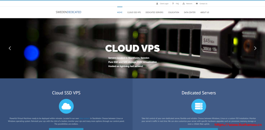 SwedenDedicated瑞典抗投诉、无版权VPS,斯德哥尔摩机房,10€/月/KVM架构/1CPU(fair share) /1GB内存/40GB SSD/1Gbps带宽/ 2T月流量(out)