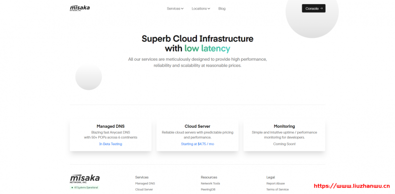 Misaka巴西VPS:圣保罗机房原生IP,1核1G内存16GB SSD硬盘1Gbps带宽1TB月出口流量$30/月-主机阁