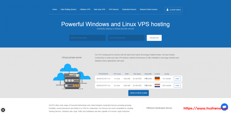 VirtVPS：抗投诉瑞士VPS上线/可选Windows系统/1核1G内存25GB存储/1Gbps端口月流量1TB/10美元/月