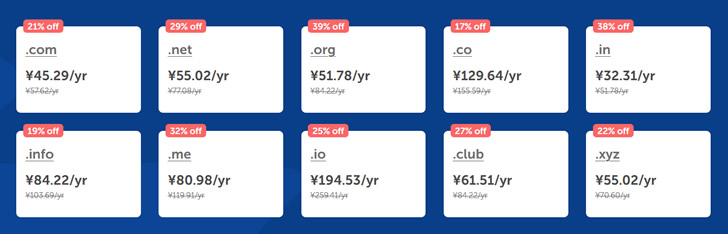 TLD21TS6-2 NameCheap:新注册.COM域名$5.98(更新转入域名优惠)