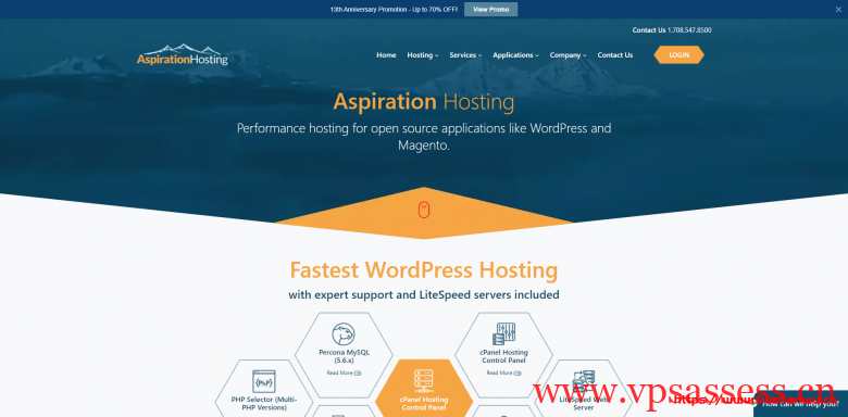 AspirationHosting：十三周年庆，美国VPS、虚拟主机、云服务器低至3折，月付$1.8起-主机阁