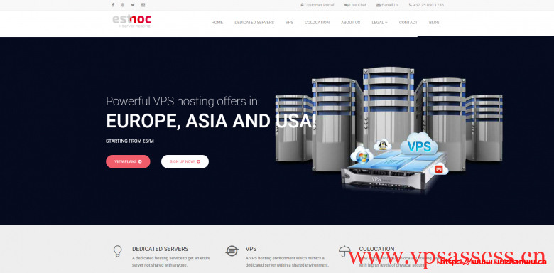 estnoc：柬埔寨VPS、独立服务器，CN2+AS4837线路，直连中国大陆，€10/月起