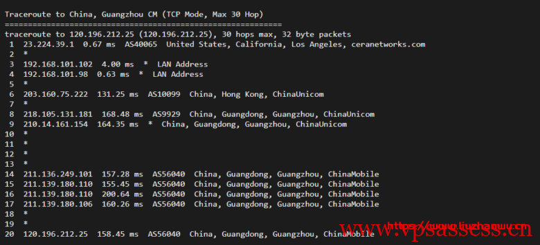 cloudpowerall：洛杉矶回程100M AS9929线路，月付4..99刀，简单测评