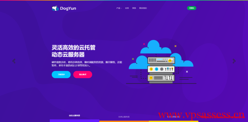 DogYun：28元/月/1GB内存/10GB SSD空间/500GB流量/50Mbps-100Mbps端口/KVM/俄罗斯CN2-主机阁