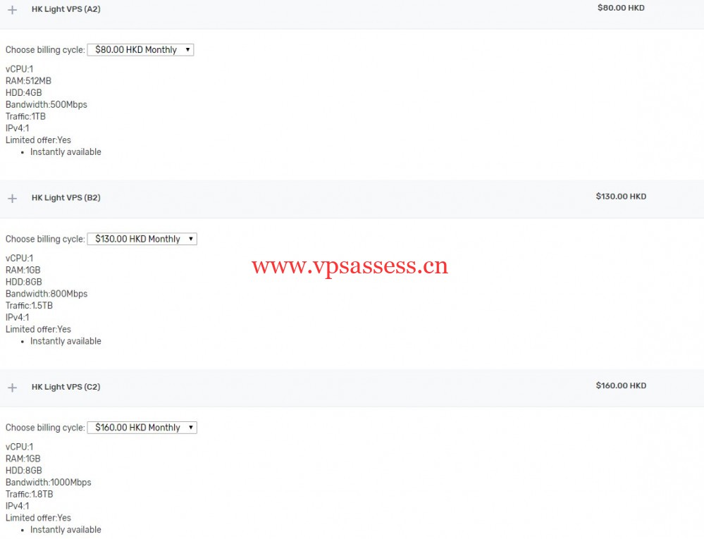 Aperture:66.5元/月/512MB内存/4GB SSD空间/1TB流量/500Mbps-1000Mbps端口/VMware/香港/直连;原生IP