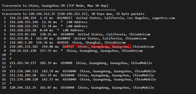 华纳云:美国独立服务器,E5-2660/16G内存/50MCN2+AS9929线路,简单测评