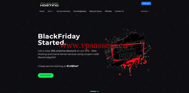 #黑五#private-hosting:德国vps,windows&linux vps月付€3.7起,独服月付€9.99起-主机阁