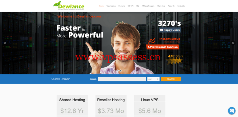 Dewlance:加拿大vps,2核/1GB内存/20GB SSD硬盘/1TB流量/500Mbps端口,$25/年