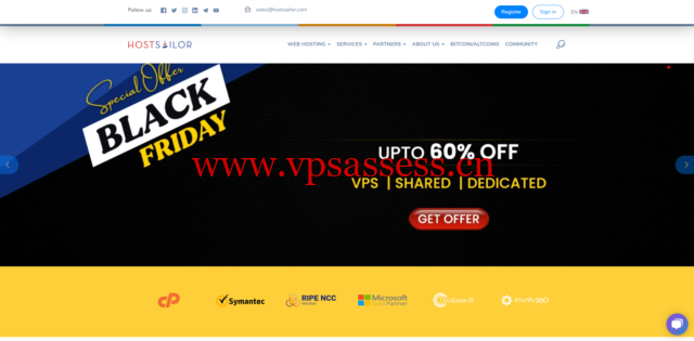 hostsailor:荷兰和罗马尼亚KVM VPS 7折优惠,低至$2.99/月-主机阁