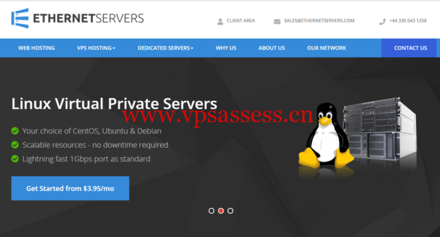 EtherNetservers：美国便宜vps，1核/1GB内存/30GB硬盘/2TB流量/2IP/1Gbps端口，$12/年-主机阁