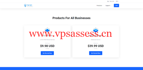 W3D Hosts：美国vps，LA-CU 9929云服务器全线5折优惠，1G内存/1核/10GSSD/1T流量，$4.99/月起