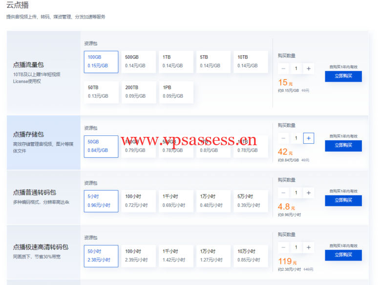腾讯云：CDN & 音视频通信会场，短信 0.033元/条起，CDN 3元起，更多特惠套餐包0.7折起
