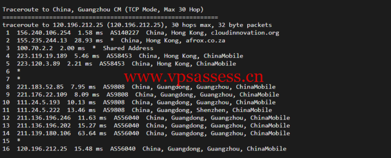 华纳云:香港(独立)服务器(10M带宽cn2),简单测评
