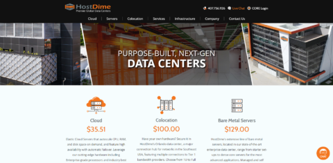 hostdime：哥伦比亚VPS，2核/2G内存/50G SSD硬盘/10TB流量/1Gbps带宽，$48.00/月，哥伦比亚独立服务器， $229/月起-主机阁