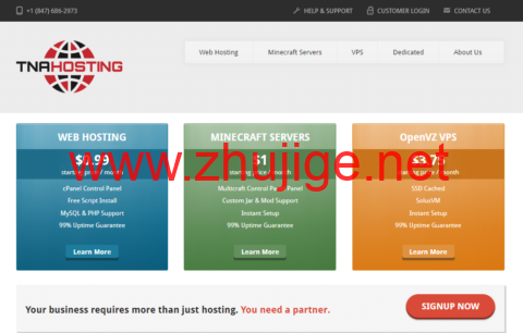 TNAHosting:美国vps,芝加哥机房,4核/12GB内存/500GB硬盘/15TB流量/1Gbps带宽,$5/月起-主机阁