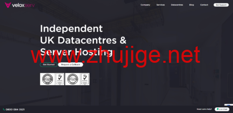 VeloxServ:英国独立服务器,2xE5-2687W/64GB内存/4TB SSD硬盘/不限流量/1Gbps带宽,£150/月起-主机阁