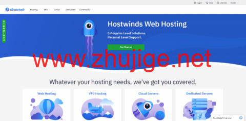 Hostwinds：美国西雅图/达拉斯/荷兰机房直连VPS/云服务器，$4.99/月起，支持支付宝-主机阁