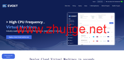 Evoxt：马来西亚/英国/美国vps，1核/512MB内存/5G硬盘/500G流量，$2.99 /月起，支持解锁流媒体-主机阁