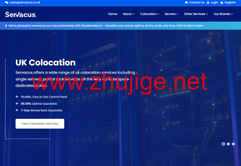 #黑五#Servacus：英国vps，1核/1GB内存/10GB SSD/不限流量/1Gbps带宽，£14/年-主机阁