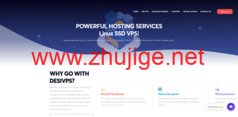 #年终清仓#DesiVPS ：美国洛杉矶linux/windows vps，1核/2G内存/40G SSD硬盘/不限流量/1Gbps带宽，$22/年，可免费换IP，另可选windows vps-主机阁