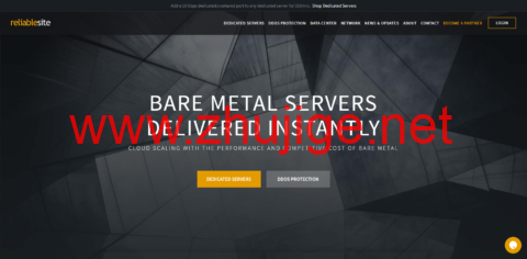 ReliableSite：美国大硬盘存储服务器，32TB HDD硬盘/1Gbps带宽不限流量，$69/月-主机阁