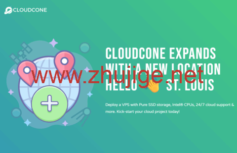 CloudCone：圣路易斯vps，1核/1GB/14GB SSD/1TB@1Gbps带宽，$12.99/年-主机阁