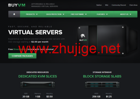 #补货#BuyVM：1Gbps不限流量VPS，$2/月起，可选拉斯维加斯/纽约/迈阿密机房-主机阁