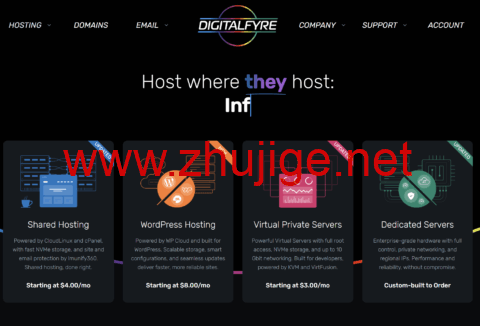DigitalFyre：2核/1GB/15GB NVMe/1TB@10Gbps带宽，$2/月，可选洛杉矶/达拉斯/新加坡等机房-主机阁