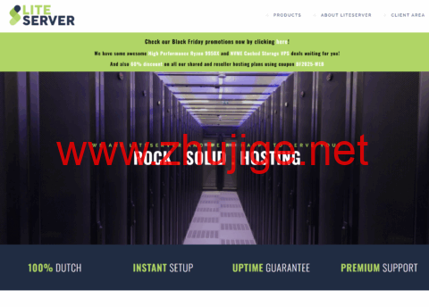 #黑五#LiteServer：荷兰VPS，AMD EPYC@1核/2GB/700GB/40TB@2.5Gbps带宽，€30/年-主机阁