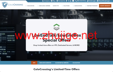 ColoCrossing：超值促销，美国 VPS / 裸机云服务器 5 折，低至 $1.97 / 月起-主机阁