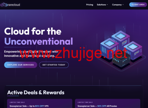 Rarecloud：全场vps首付6折，€2.2/月起，可选日本/美国/英国/罗马尼亚等机房-主机阁
