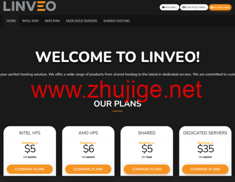 linveo：美国kvm vps，2核/4GB/25G NVMe/2TB@10Gbps带宽，$2.85/月，可选达拉斯/凤凰城/哥伦布机房-主机阁