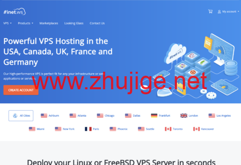 inetWS：全场 VPS 7.5 折特惠，$3 / 月起，美 / 德 / 法 / 英 / 加等 14 大机房可选-主机阁