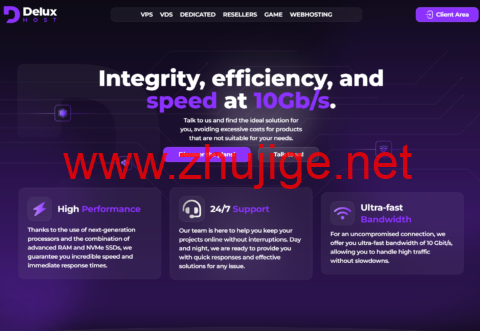 DeluxHost: 荷兰 VPS,AMD EPYC 7551P @1核/1GB/20GBNVMe/不限流量/1Gbps-10Gbps带宽,€9/年起-主机阁