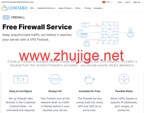 零成本加固云服务器!Contabo 免费内置防火墙全面解析-主机阁
