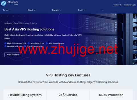 Mondoze:马来西亚原生 IP · 双 ISP|Ryzen Pro 云独立服务器· Ultra VPS|不限流量 · Linux/Windows 可选 · 支持加密货币-主机阁
